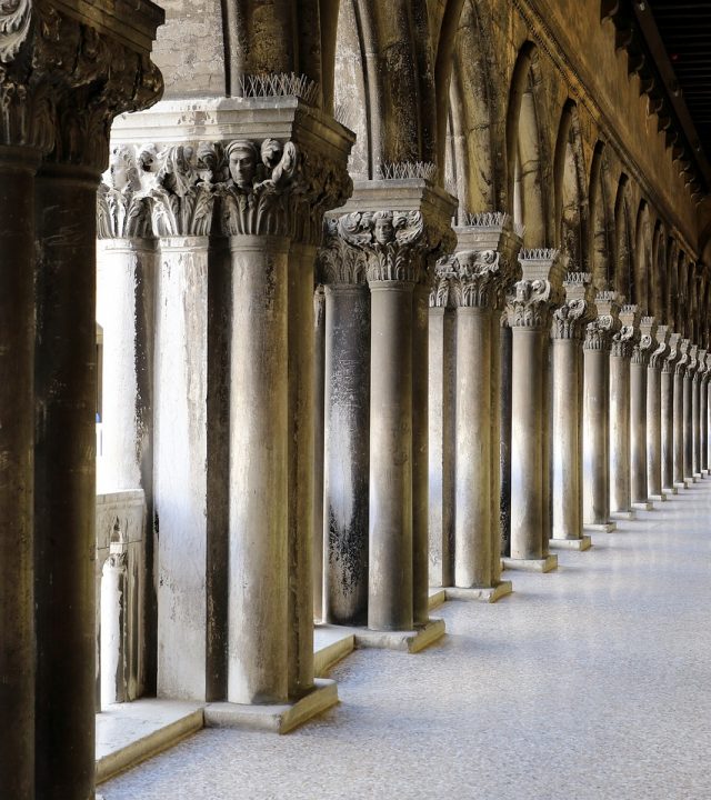 corridor, columns, particular